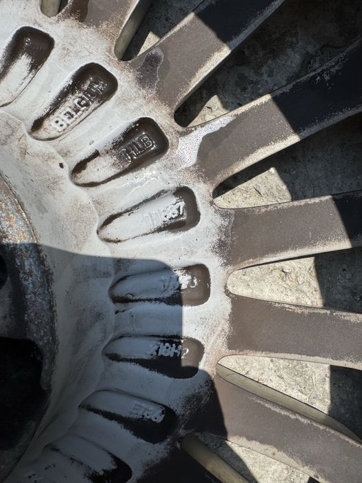 4 бр оригинални джанти 5х112 Mercedes 18ки спорт пакет с гуми подарък