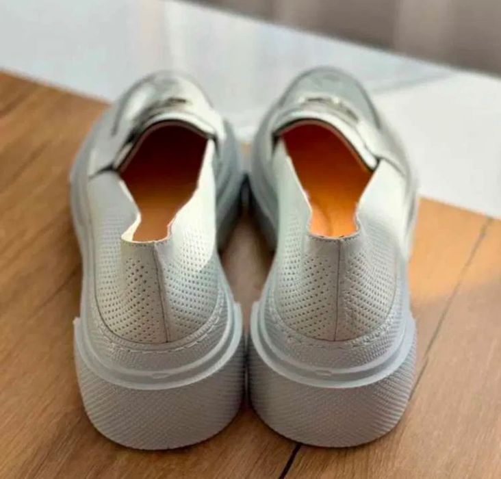 Mocasini gri, mărimea 37