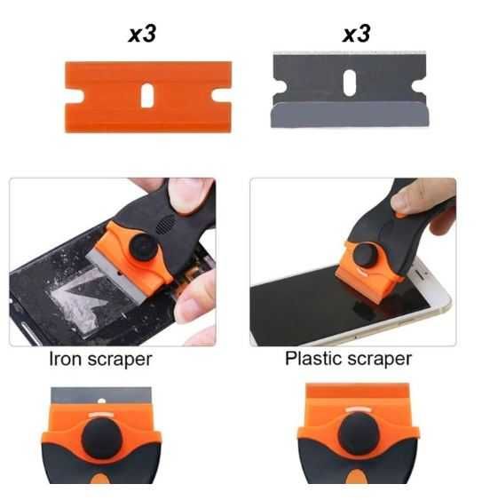 Комплект Стъргалка за Стикер с Двойна глава