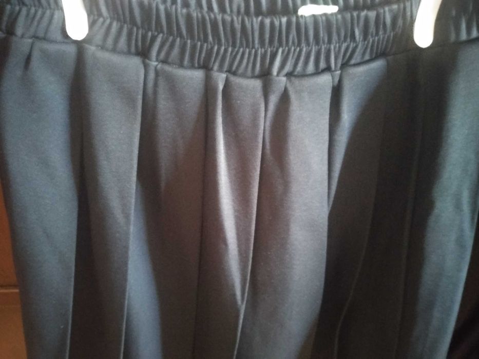 Юбка школьная темного синего цвета 170см