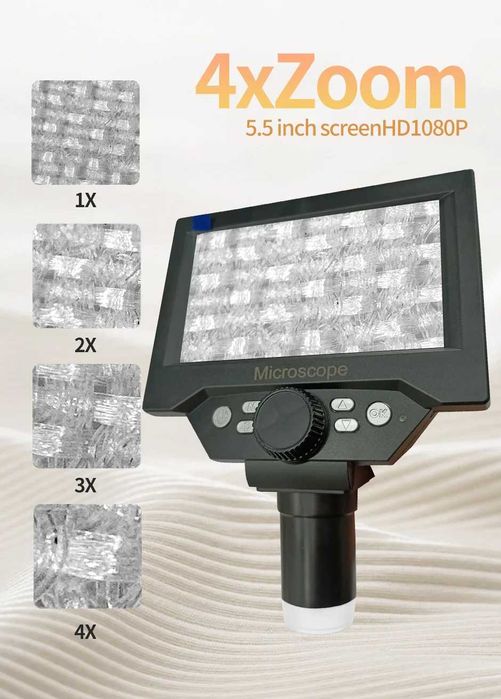 Цифров микроскоп 1000X 5.5 Inch LCD дисплей електронен микроскоп