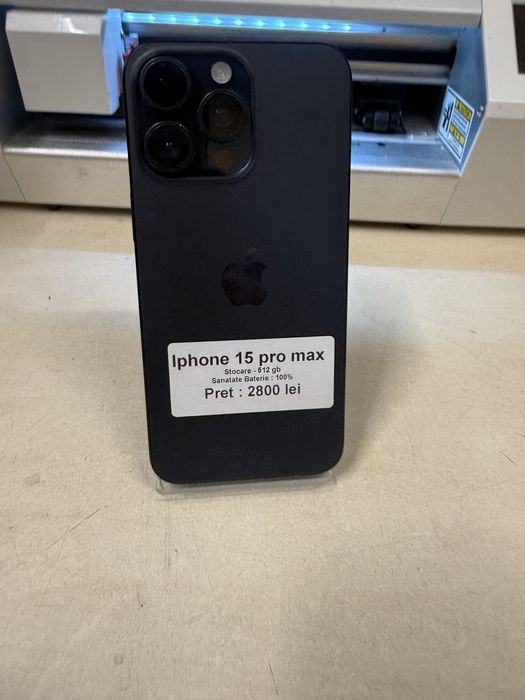 Iphone 15 pro max / 512 gb / 100% baterie / garantie