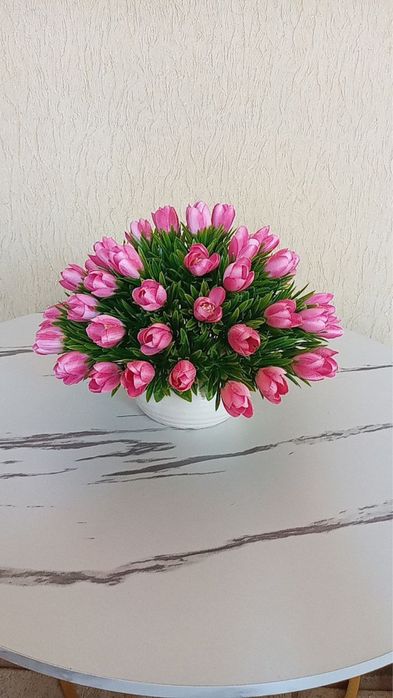 Уй ва офисларингиз учун кул мехнати оркали тайёрланган гузал  гуллар