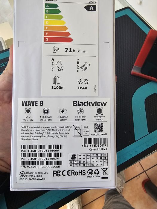 Blackview Wave 8, 4/256 GB, Nou, 2 ani garanție