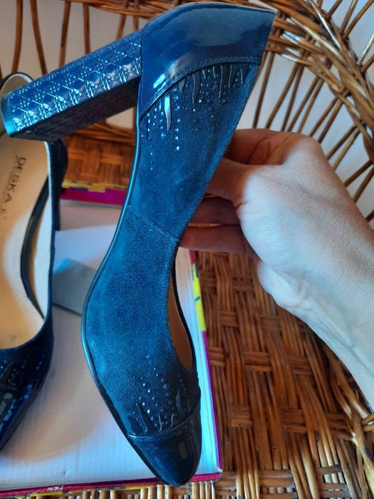 Pantofi full piele naturala