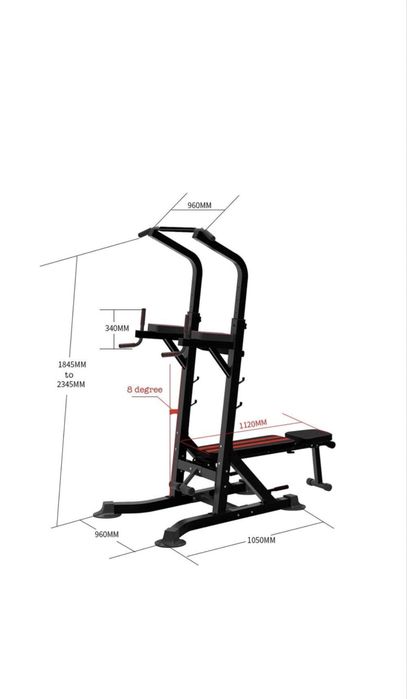 Мултифункционално устройство Zoco Body Fit Power Tower KK-T082