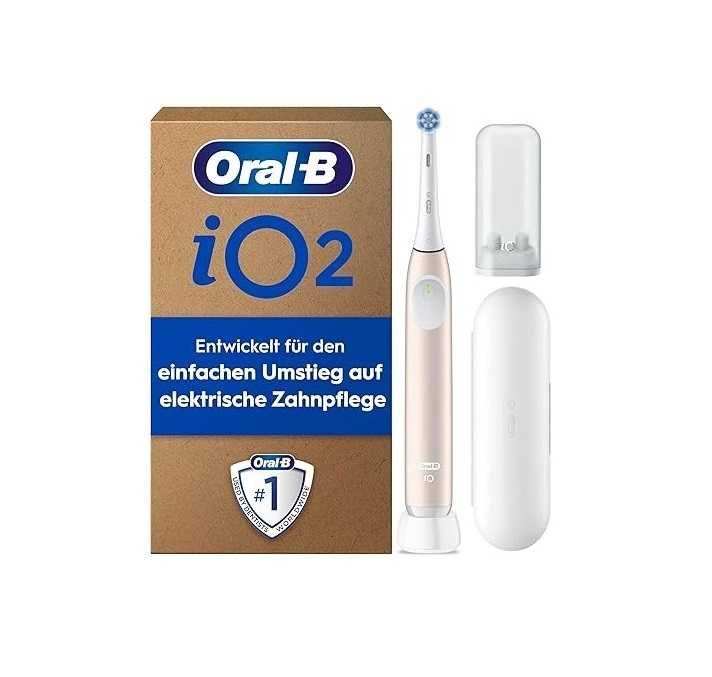 Електрическа четка за зъби ORAL-B IO2 с Travel Case Calm Pink