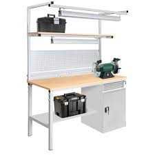 Металлический верстак слесарный, лабораторный