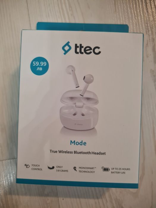 Безжични слушалки ttec - нови