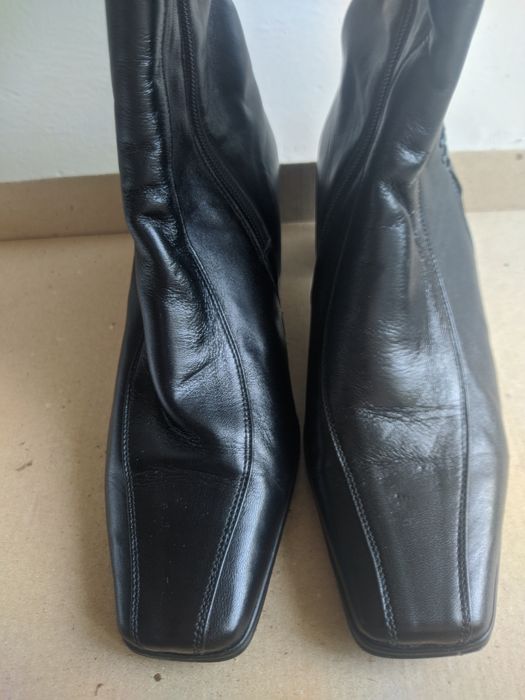 Cizme negre din piele naturala masura 36