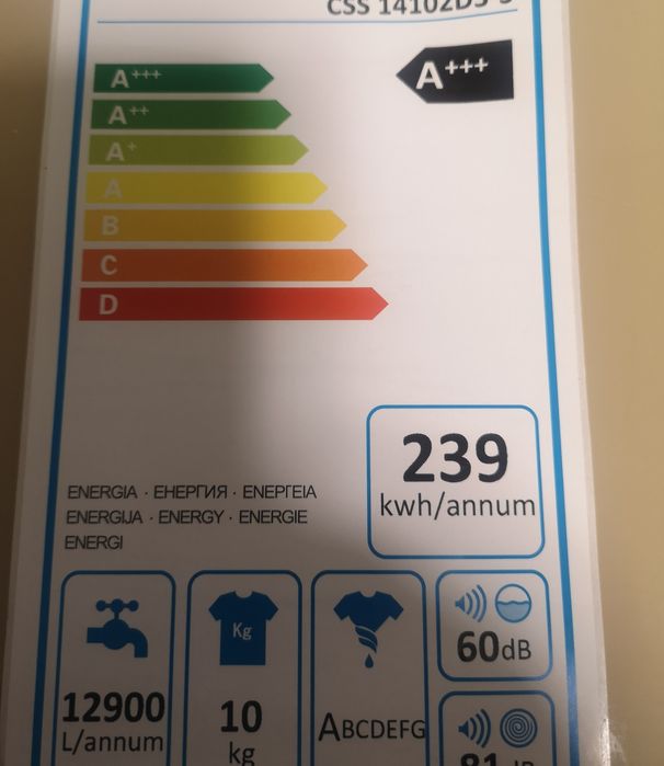 Masina de spălat  CANDY 10 kg A+++