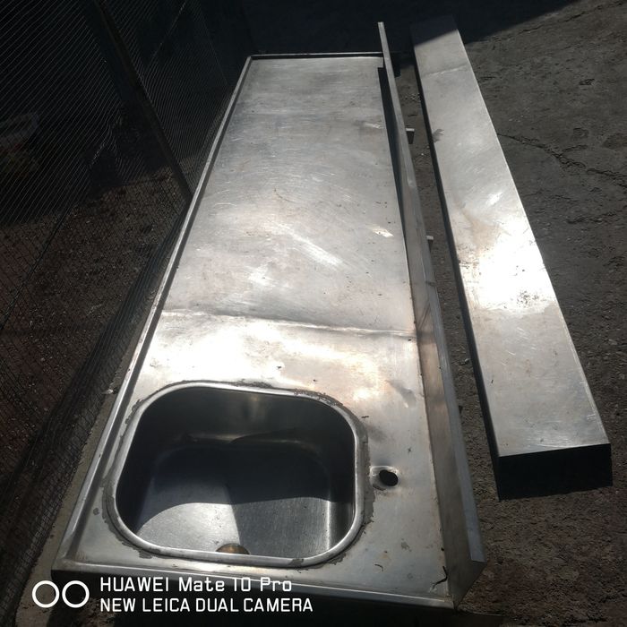 Работен плот от неръждавейка