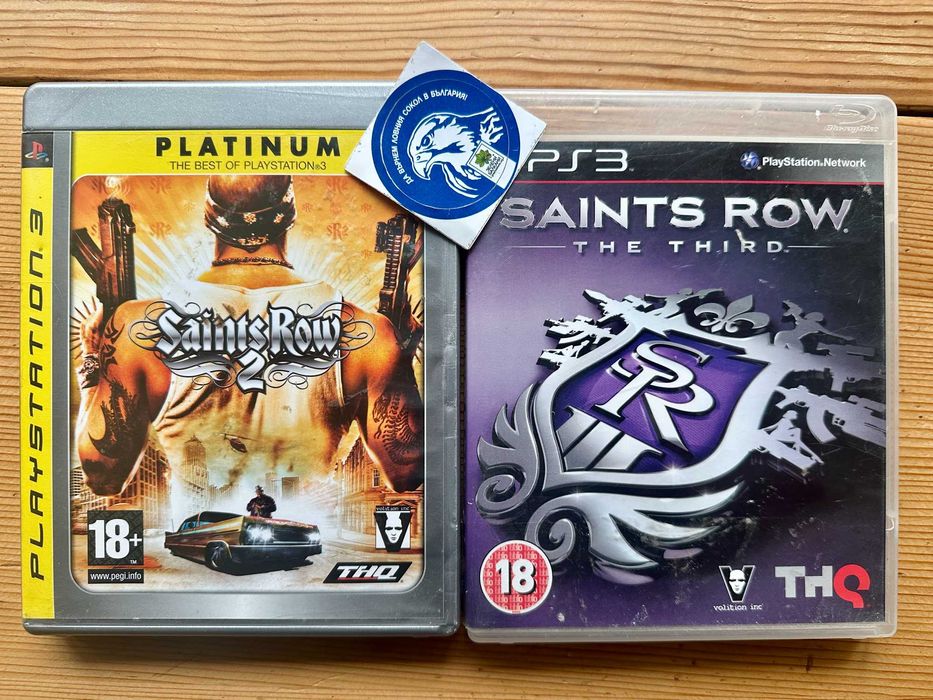 Saints Row 2 + Saints Row The Third PlayStation 3 PS3 ПС3