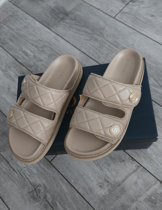 Дамски чехли BADURA от Естествена кожа.