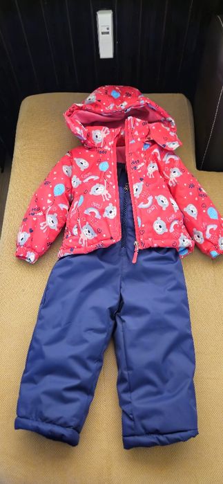 Бебешки зимен комплект за момиче