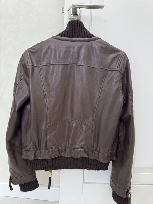 Кожаная куртка DSQUARED