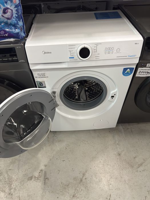 Mașină de spălat rufe Midea MF10EW80BA10, factura si garantie 12 luni