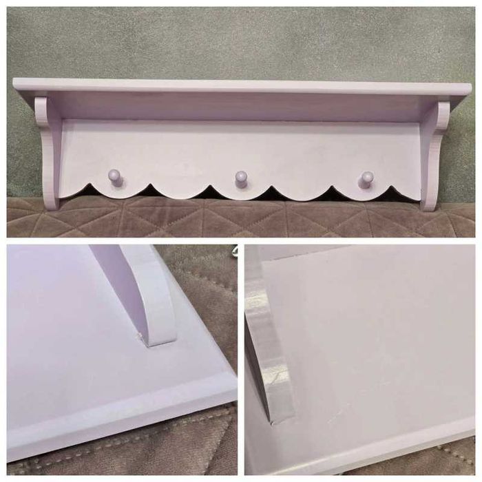 Raft de perete mov lila pastelat