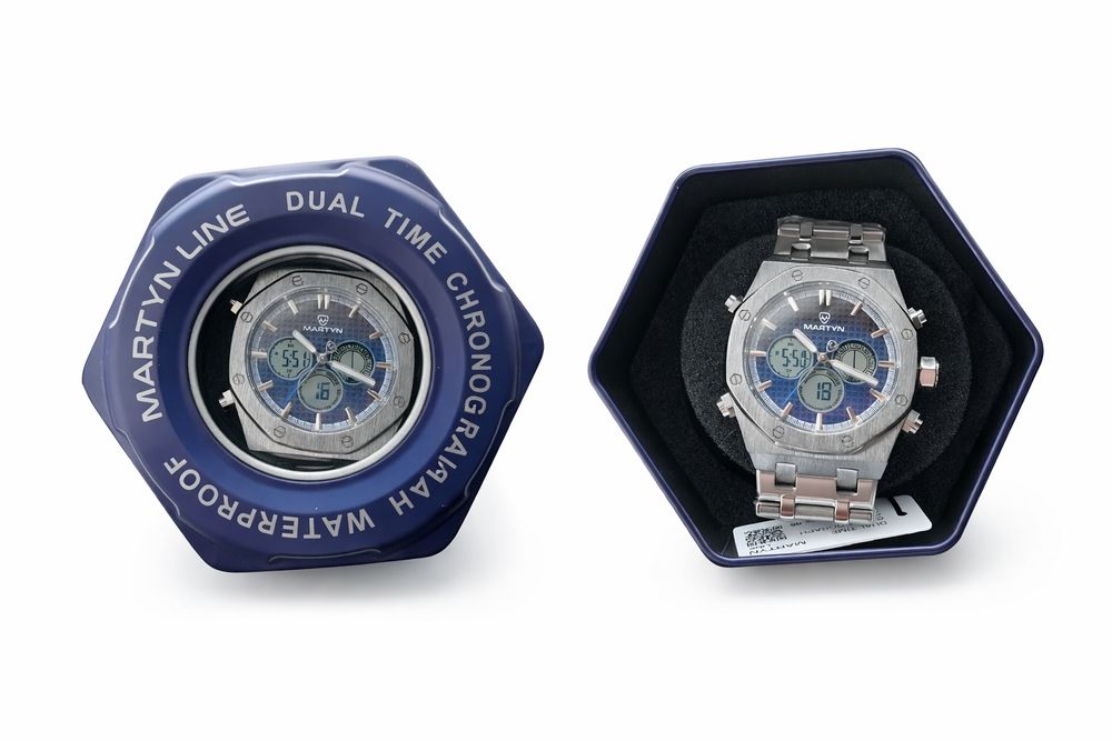 Vând ceas Martyn Line Dual Time Chronograph, model original, nou.