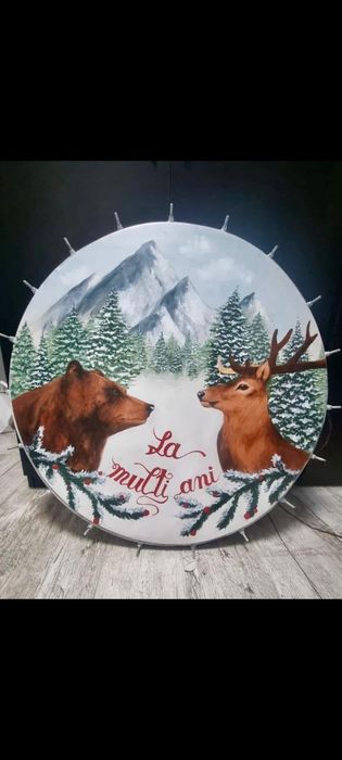 Tobe tradiționale dobe piele capră folie teflon