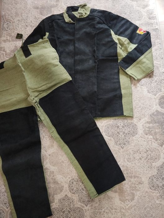 Костюм летний " Сварщик с защитными накладками из спилка кожевенного"