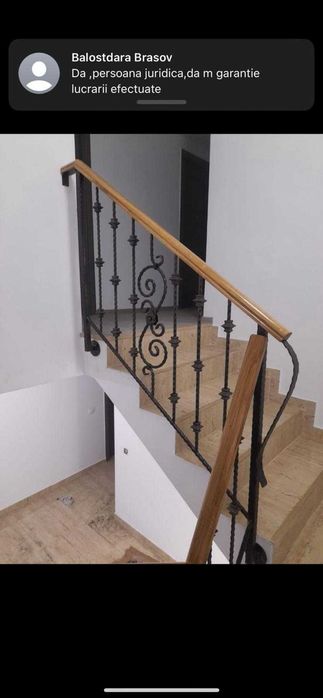 Balustrade fier forjat si inox,plata cu card ,