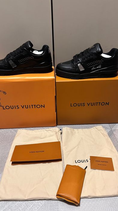 Louis Vuitton Trainers #54 Leather номер 43(28) черни кожени