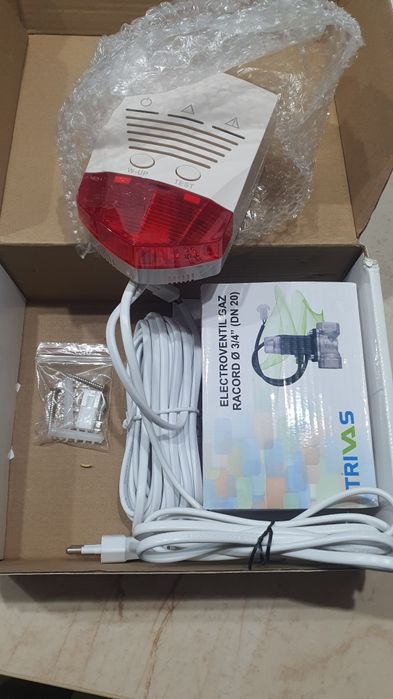 Senzor de gaz + valva de închidere