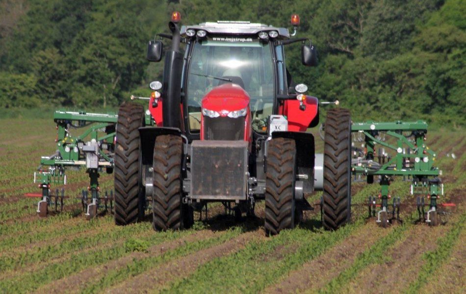 сдвояване на джанти за трактори и комбайни