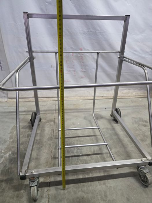 Немска хлебарска транспортна количка от неръждаема стомана