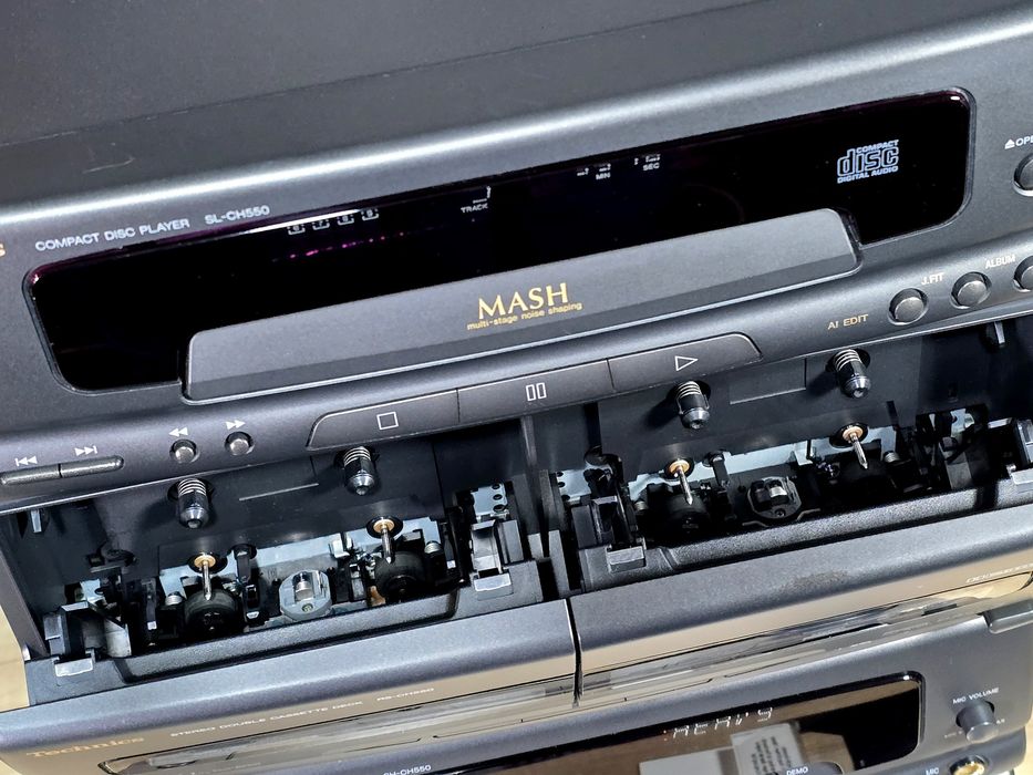 Linie audio TECHNICS CH-550, cd-player, procesor, receiver, deck, boxe