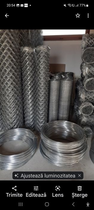 Plasă gard zincată H 150cm/20m