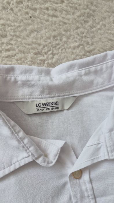 Нова бяла риза lc Waikiki 13 год. 158 см