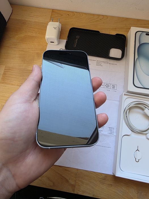 Smartphone Apple iPhone 15, 128GB, 5G, Blue