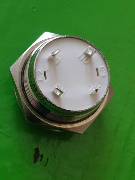 16мм метален бутонен превключвател 5v, 12v, 24v  водоустойчив, LED бутон, Exit buton