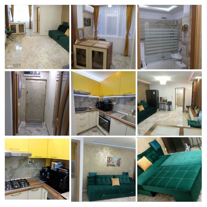 Garsonieră  Craiovei- stradal , complet utilată  și mobilată