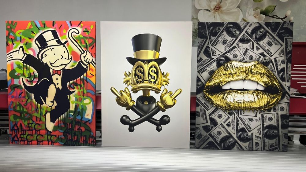 Печать на холсте, интерьерные картины