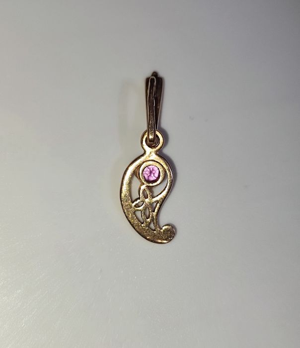 Кулон золотой 583 СССР 1,04гр