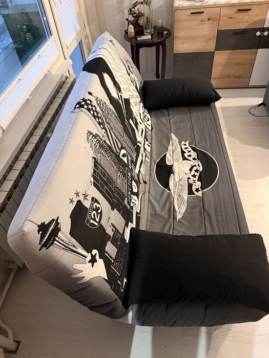 КАНАПЕ КЛИК-КЛАК ДИВАН с фунцкия за съм