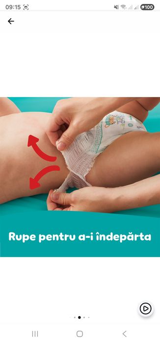 Scutece-Chilotel Pampers Active Baby Pants XXL Box, Marimea 7, 15kg+ !