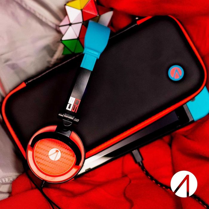 Геймърски слушалки кабел за зареждане кейс калъф за Nintendo Switch