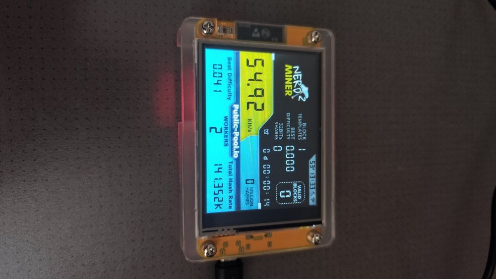 NERD MINER 2 продам новый для BTC