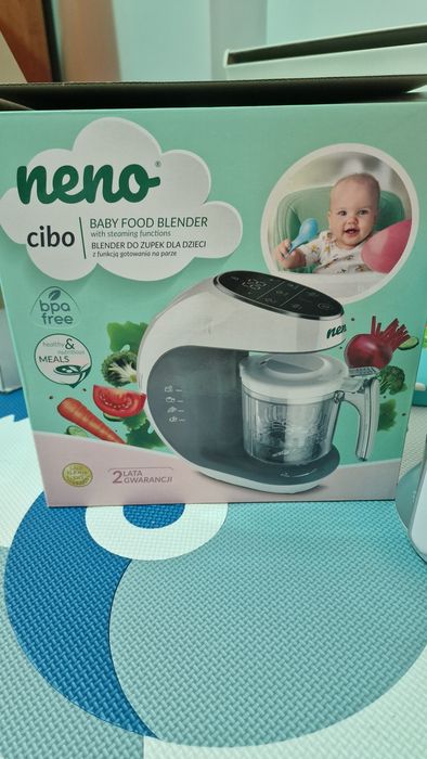 Neno Cibo 4в1 уред за бебешки пюрета (пара, пасиране) + подарък