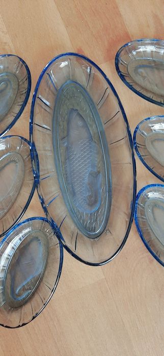 Винтажный набор селедочницы для сервировки стола СССР