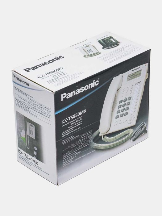 Проводной телефон "Panasonic KX-TS880 Simli telefon Panasonic KX-TS880