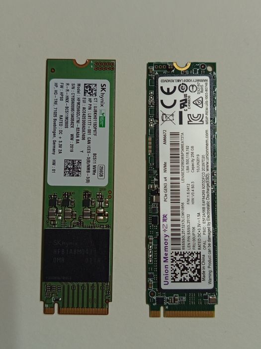 SSD 256GB M.2 2280 NVMe PCIe GEN3 x4 SK hynix,Union memory