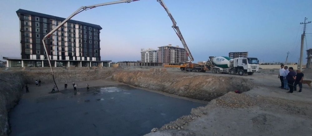 Бетон готовый. Tayyor beton.