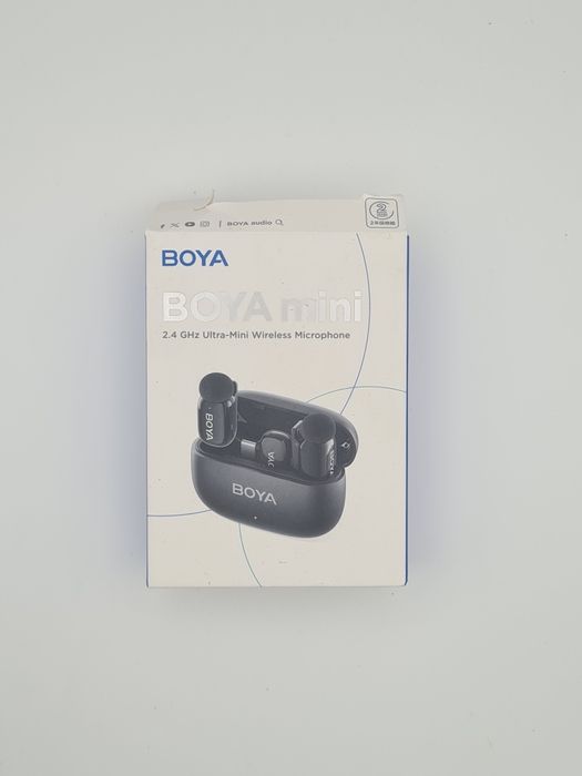 Set 2 microfoane wireless BOYA Mini cu Noise Canceling