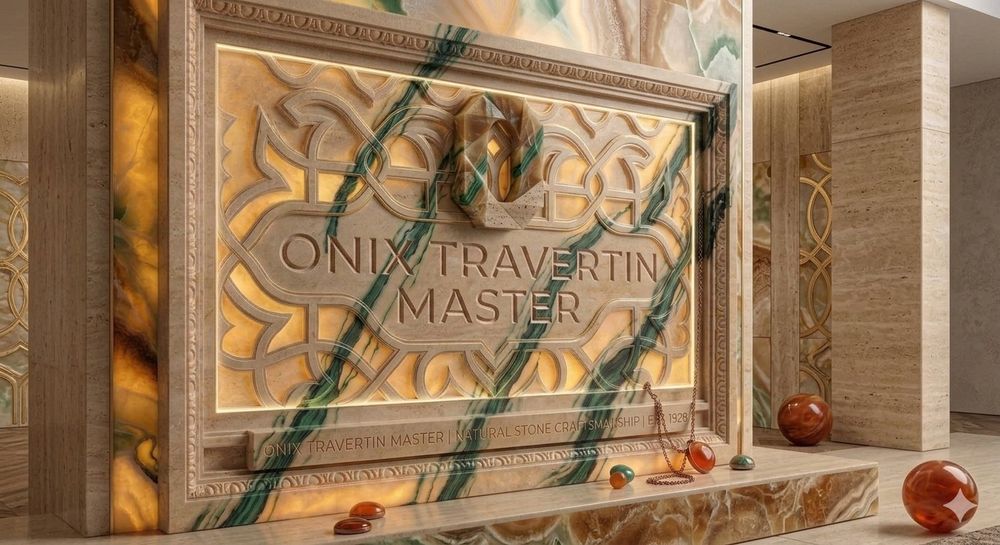 Оникс ва травертин мастер