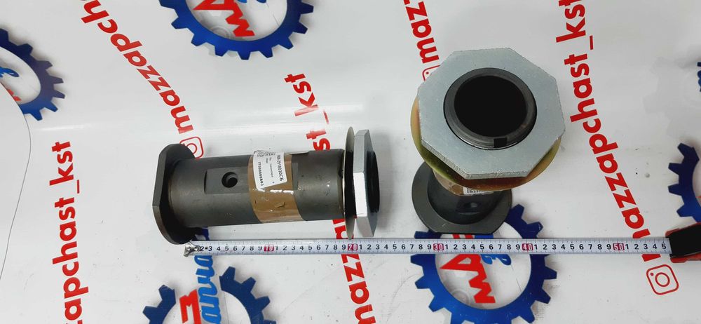 Ось балансира прицепа в сборе ф80 L=225 НЕФАЗ СЗАП прицеп